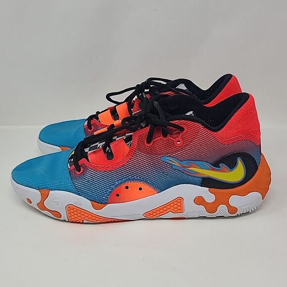 Nike Paul George PG 6 Hot Wheels Laser Blue/Orange DH8446-400 Size 12 Men’s main image 5